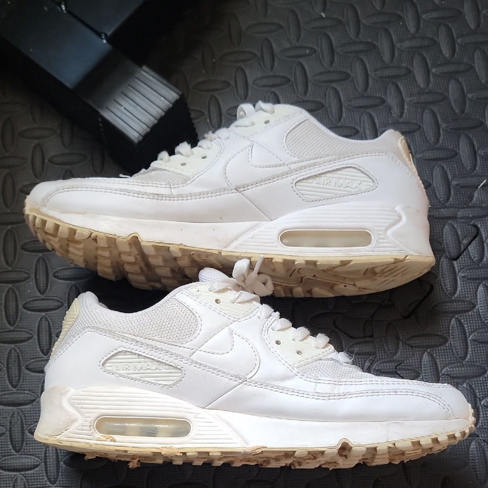 Mens White Air Max Sneakers